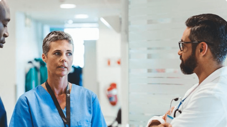 Doctors conversating